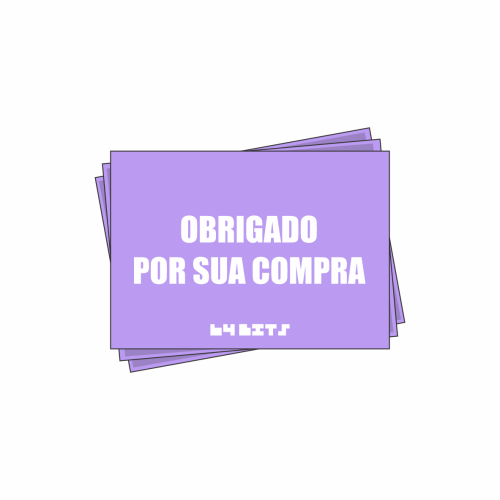 Cartão de agradecimento